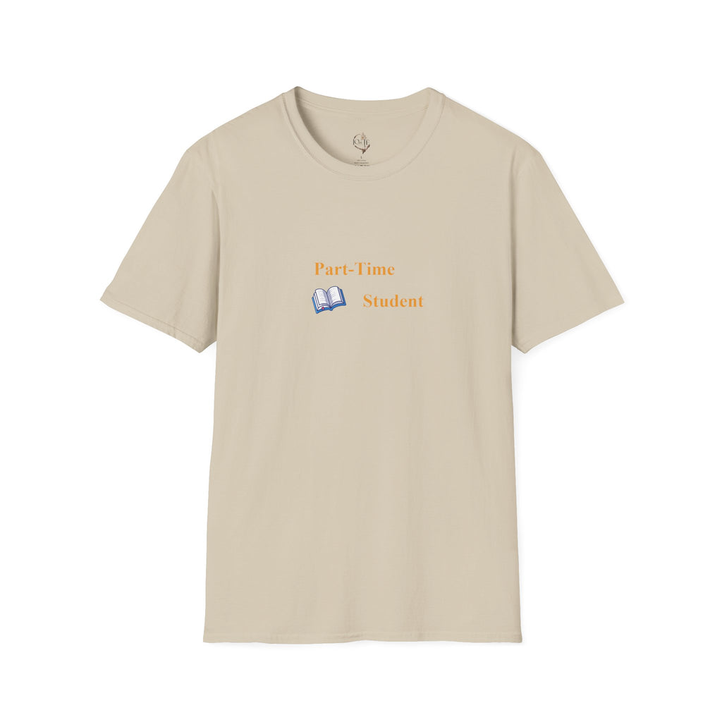 Study Vibes T-Shirt — "Part-Time Student" Front & "Session On" Neon Back Tee