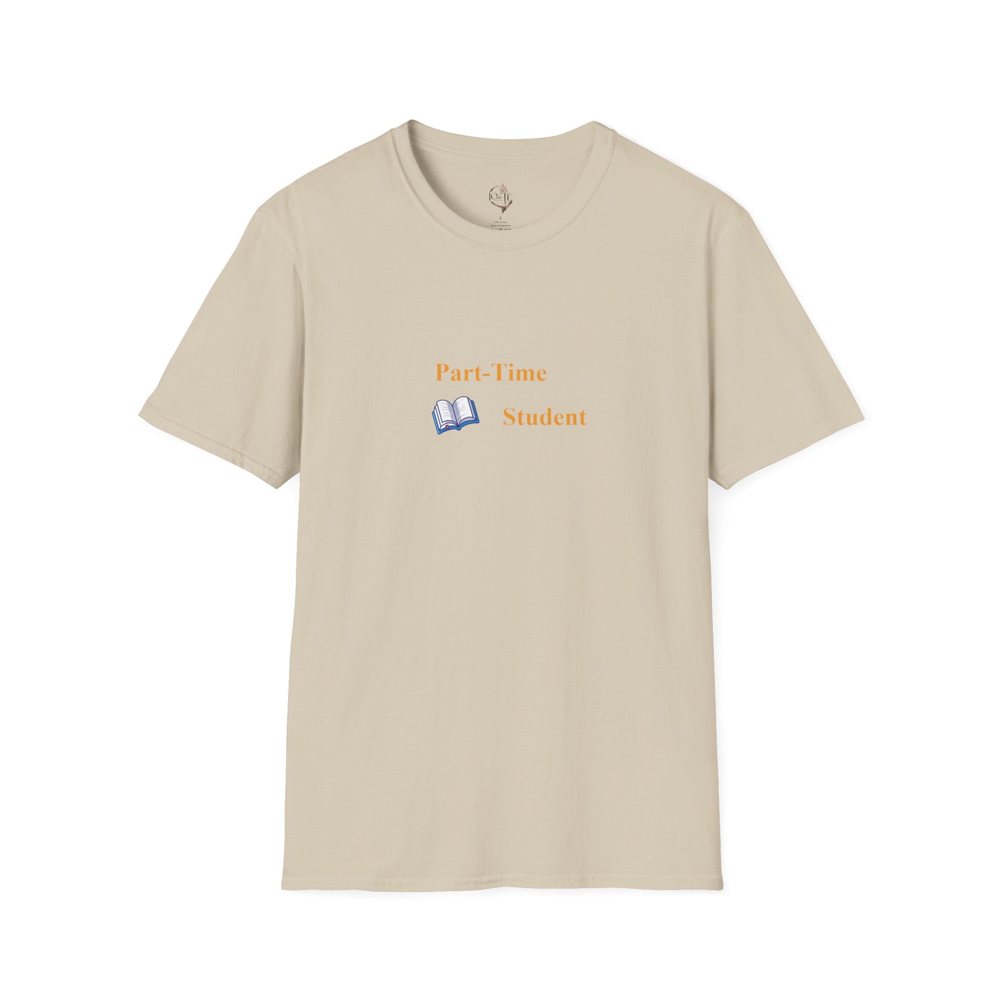 Study Vibes T-Shirt — "Part-Time Student" Front & "Session On" Neon Back Tee