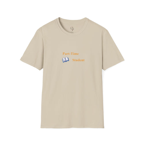 Study Vibes T-Shirt — "Part-Time Student" Front & "Session On" Neon Back Tee