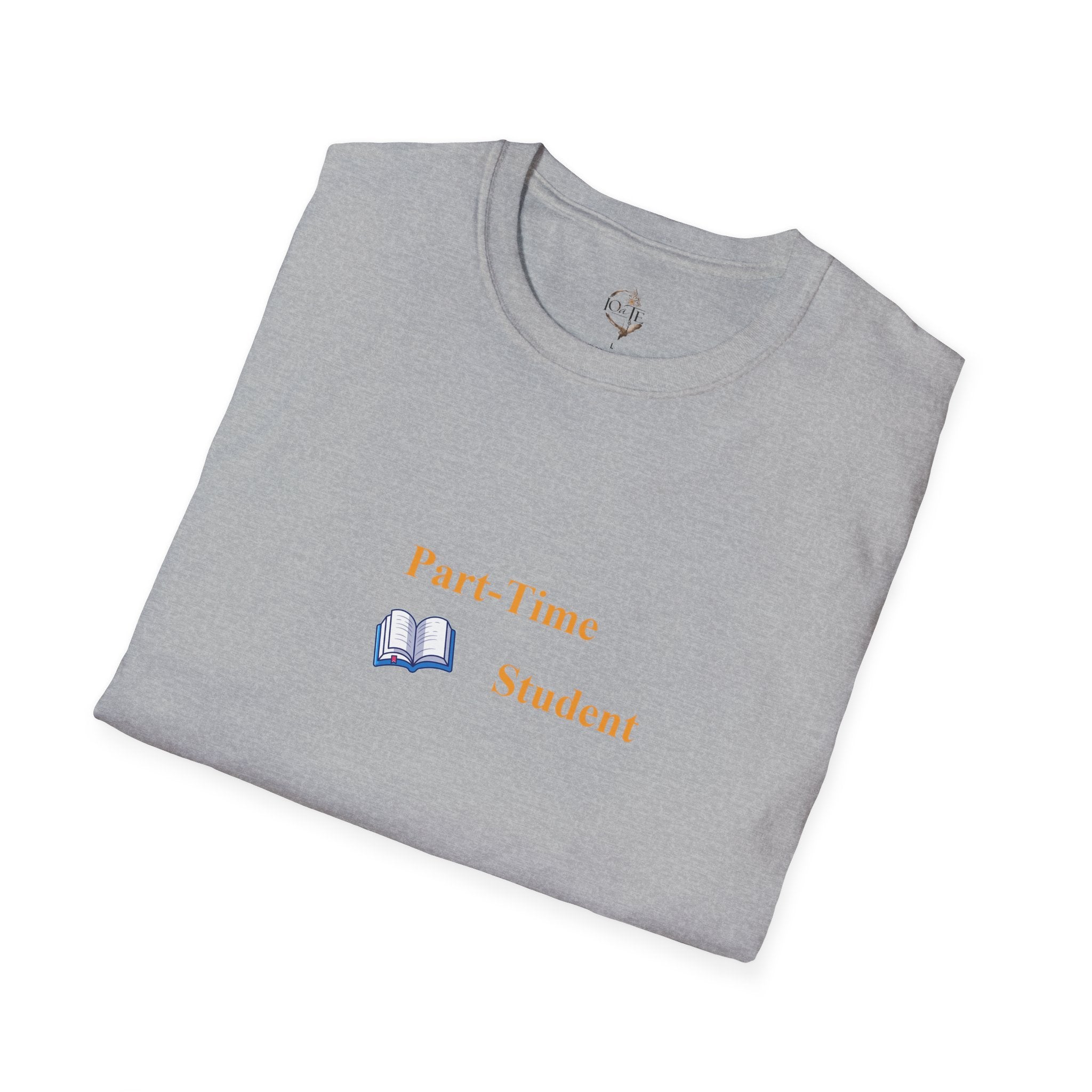 Study Vibes T-Shirt — "Part-Time Student" Front & "Session On" Neon Back Tee