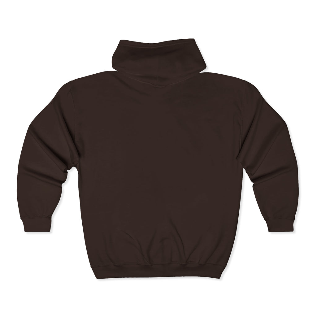 Vertical “Ctrl + Z My Life” Full‑Zip Hoodie — Funny Tech Recovery Zip-Up