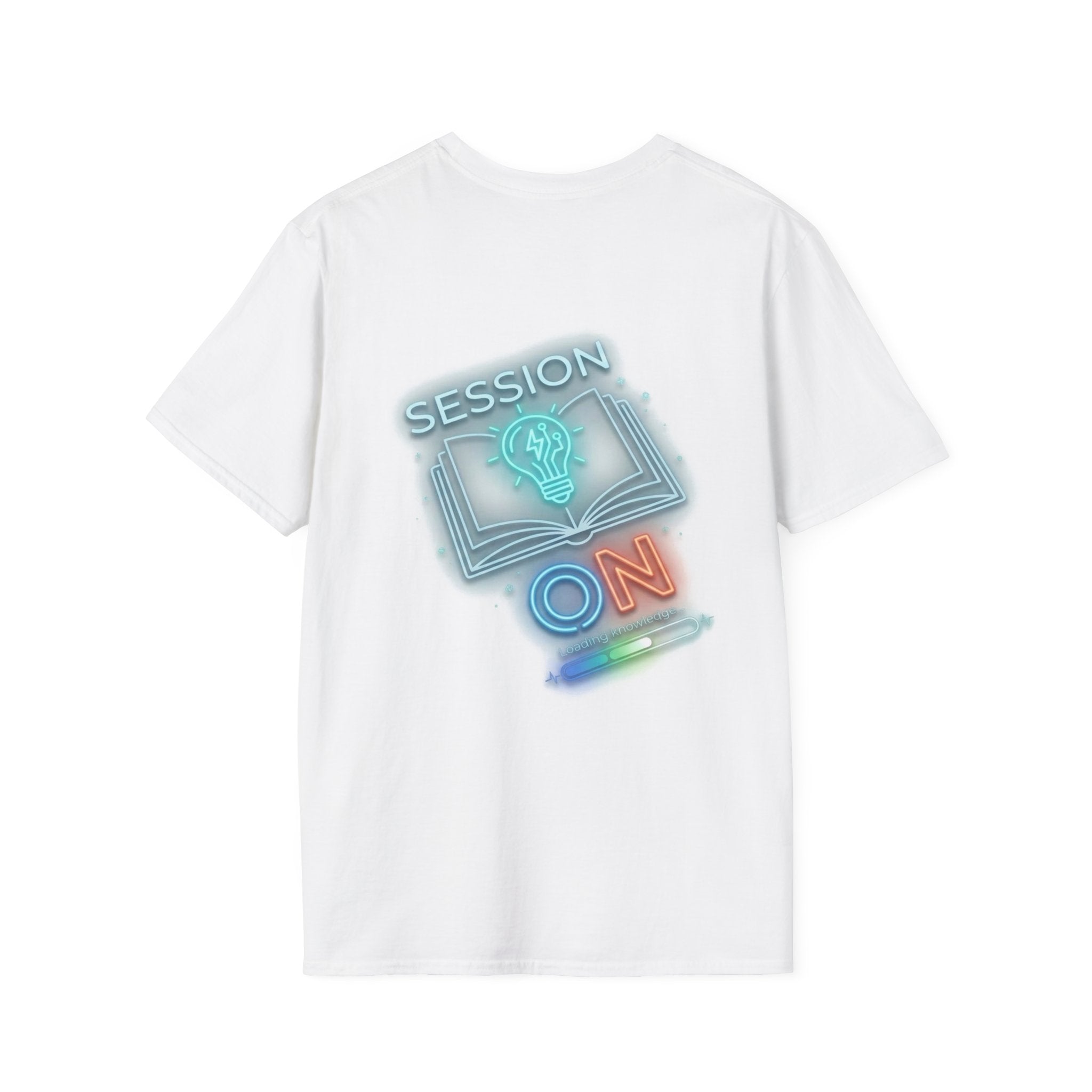 Study Vibes T-Shirt — "Part-Time Student" Front & "Session On" Neon Back Tee