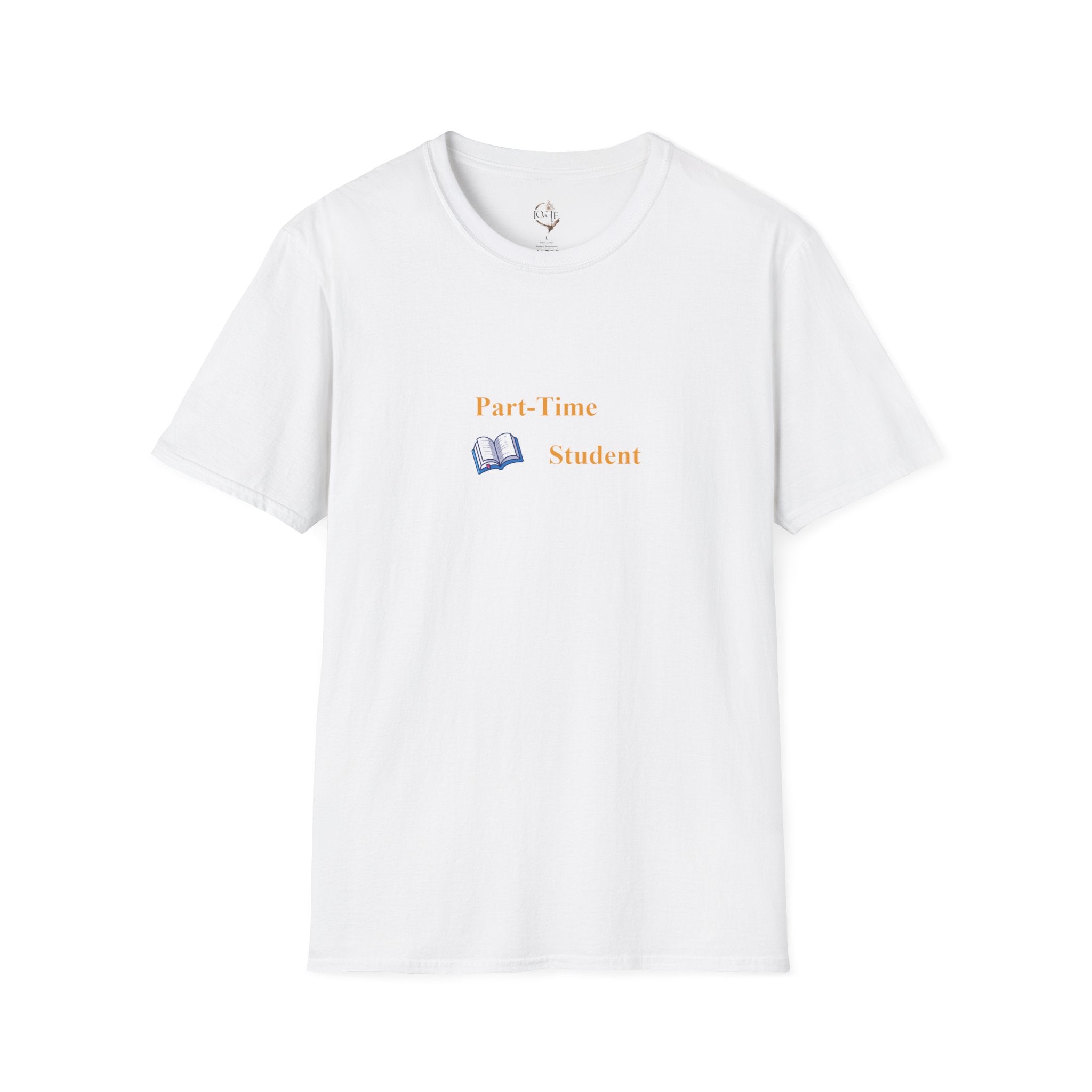 Study Vibes T-Shirt — "Part-Time Student" Front & "Session On" Neon Back Tee