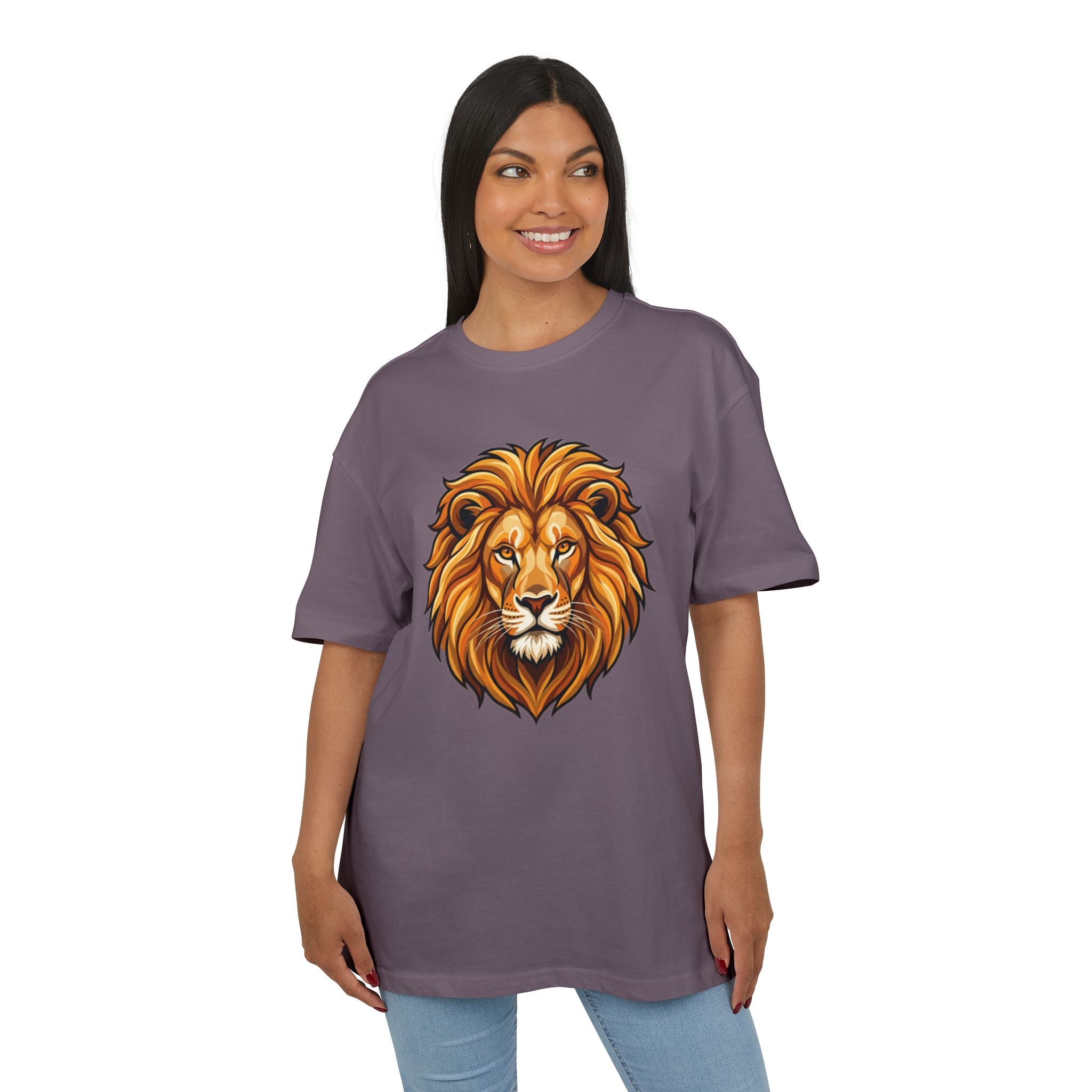 Unisex Heavy Oversize Tee - Lion