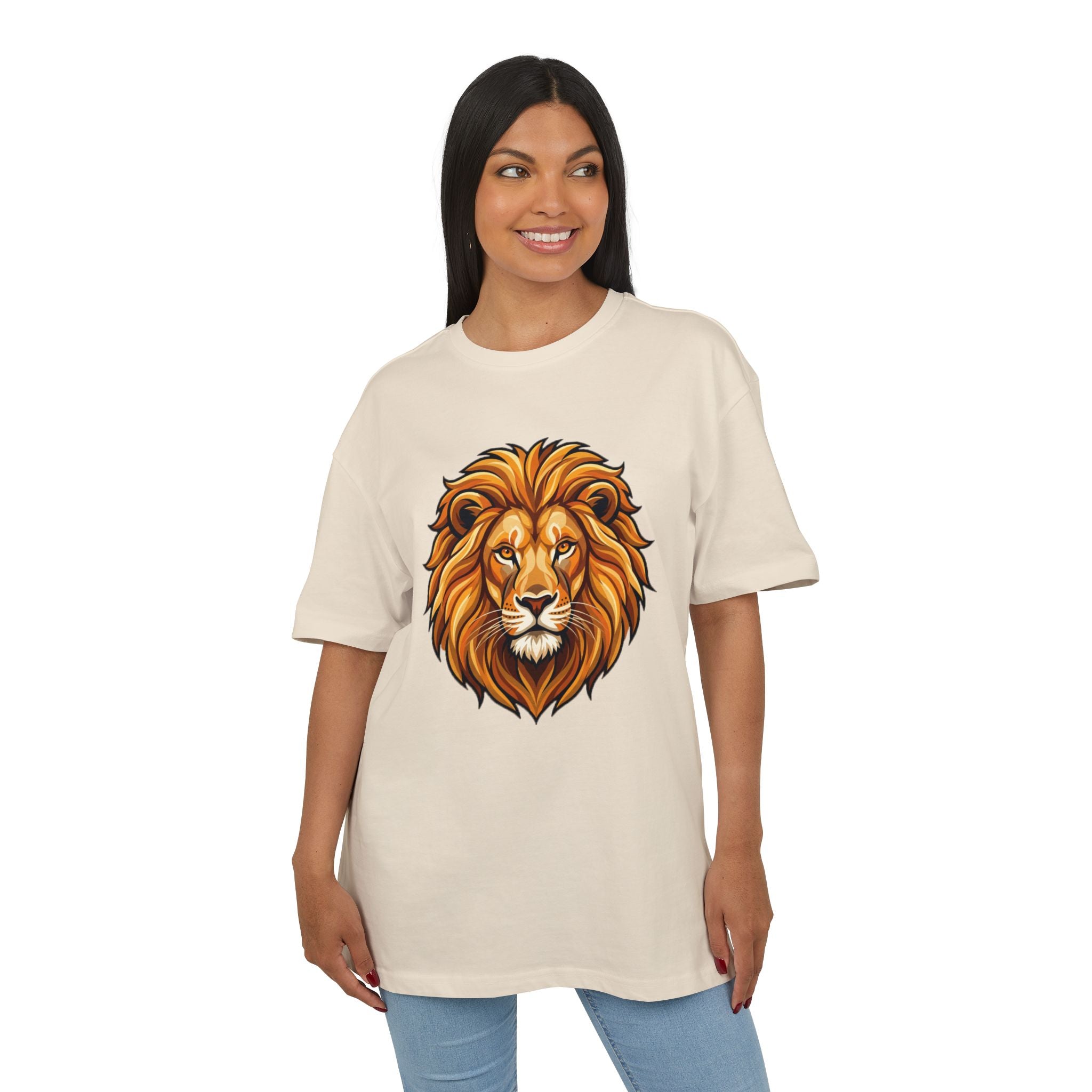 Unisex Heavy Oversize Tee - Lion