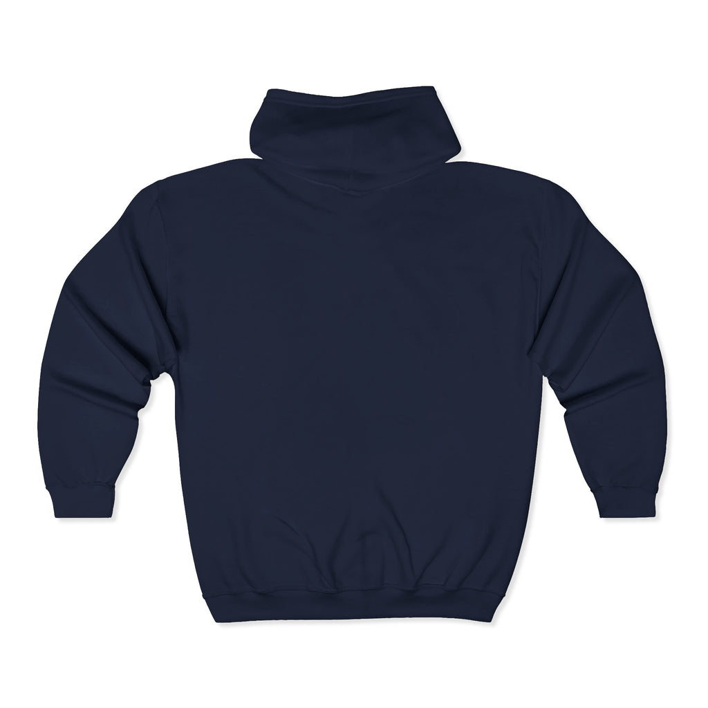 Vertical “Ctrl + Z My Life” Full‑Zip Hoodie — Funny Tech Recovery Zip-Up