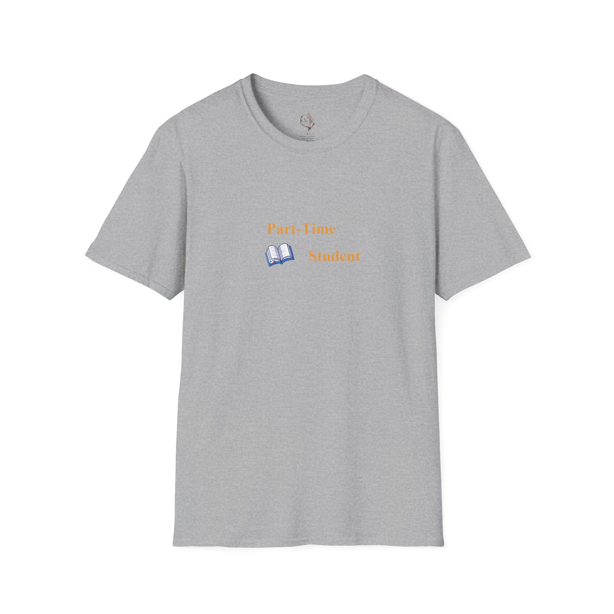 Study Vibes T-Shirt — "Part-Time Student" Front & "Session On" Neon Back Tee