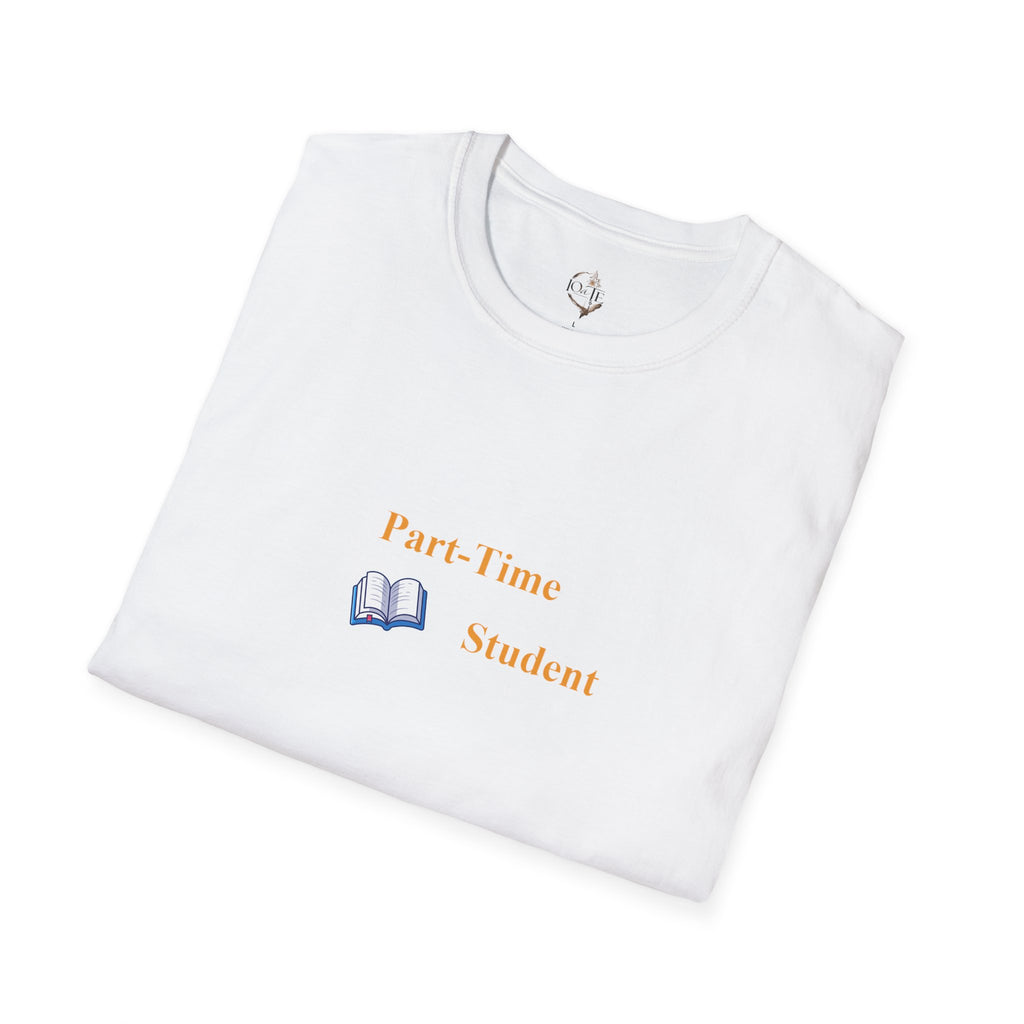 Study Vibes T-Shirt — "Part-Time Student" Front & "Session On" Neon Back Tee