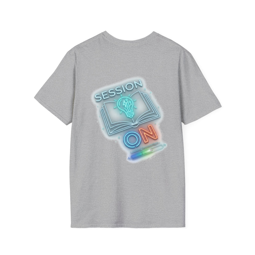 Study Vibes T-Shirt — "Part-Time Student" Front & "Session On" Neon Back Tee