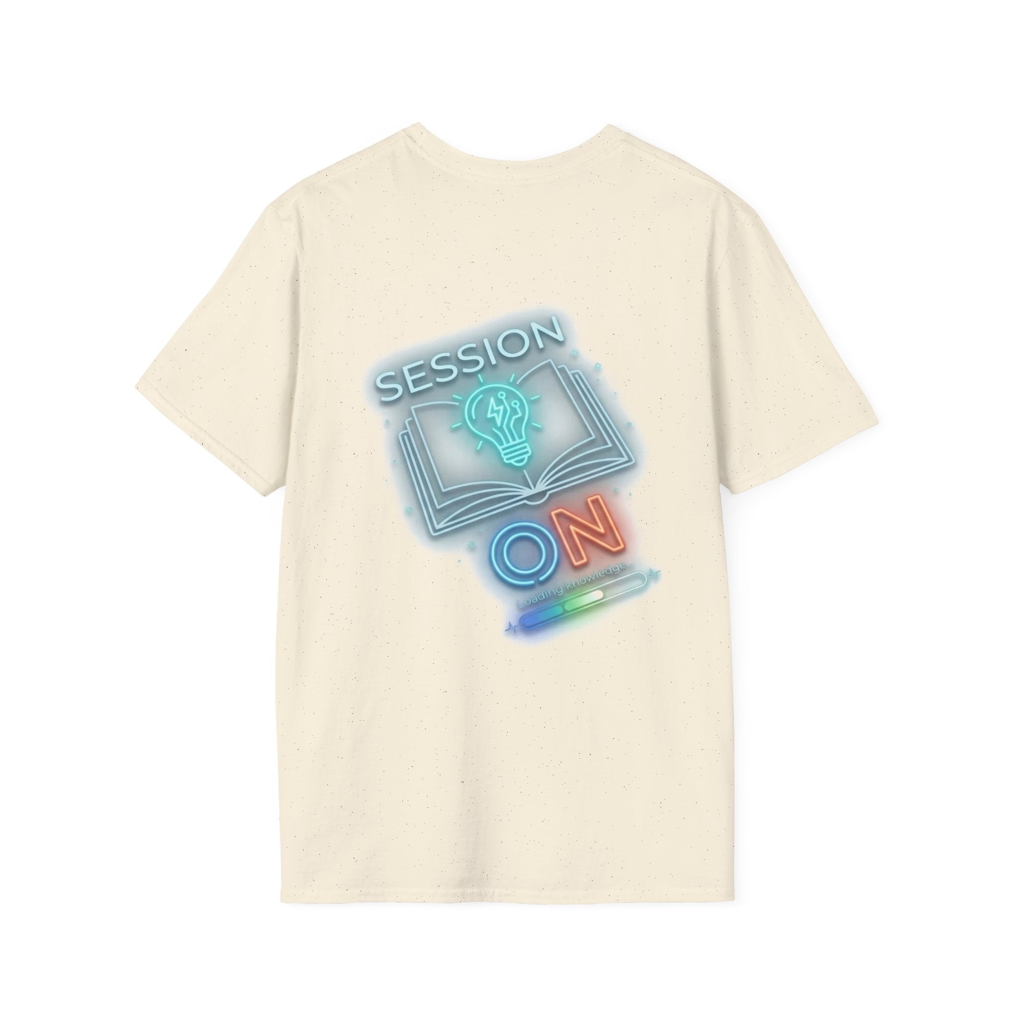 Study Vibes T-Shirt — "Part-Time Student" Front & "Session On" Neon Back Tee
