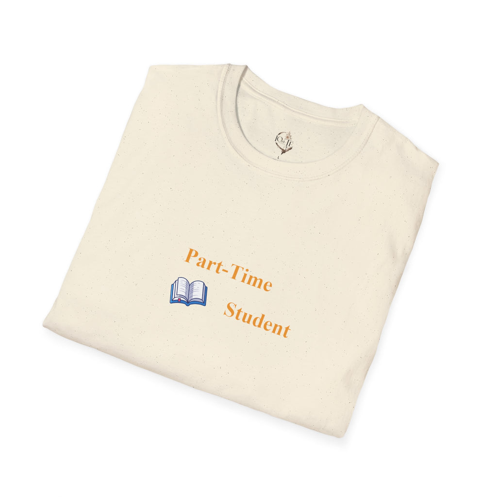 Study Vibes T-Shirt — "Part-Time Student" Front & "Session On" Neon Back Tee